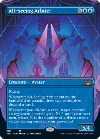 (286) Magic The Gathering Streets of New Capenna: Extras Single: All-Seeing Arbiter  Mythic