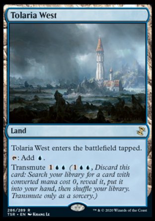 (286/289) Magic The Gathering Time Spiral Remastered Single: Tolaria West Holo Rare