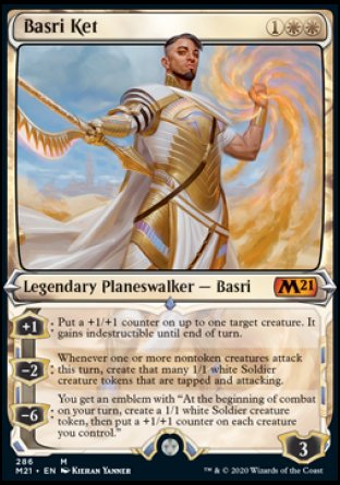 (286) Magic The Gathering Core 2021: Extras Single: Basri Ket (V.2) Holo Mythic