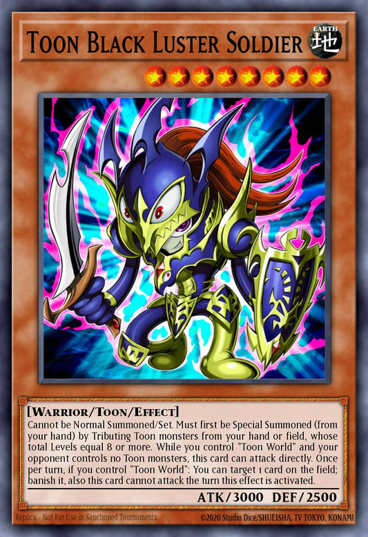 (272) YuGiOh TCG RA03: Quarter Century Bonanza Single: Toon Black Luster Soldier (V.1 - Platinum Secret Rare)  Platinum Secret Rare