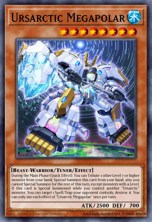 (030) YuGiOh TCG ANGU: Ancient Guardians Single: Ursarctic Megapolar  Rare