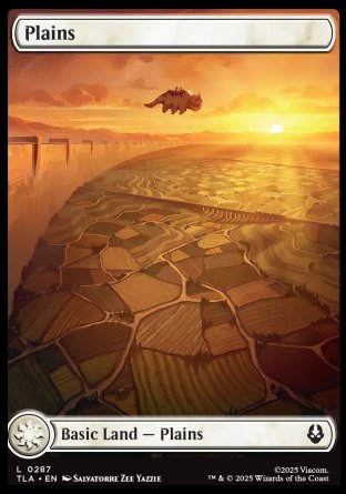 (287) Magic The Gathering Magic: The Gathering | Avatar: The Last Airbender Single: Plains (V.2)  Land
