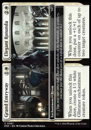 (287) Magic The Gathering Duskmourn: House of Horror: Extras Single: Grand Entryway // Elegant Rotunda Holo Common