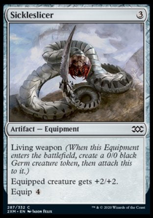(287/332) Magic The Gathering Double Masters Single: Sickleslicer  Common