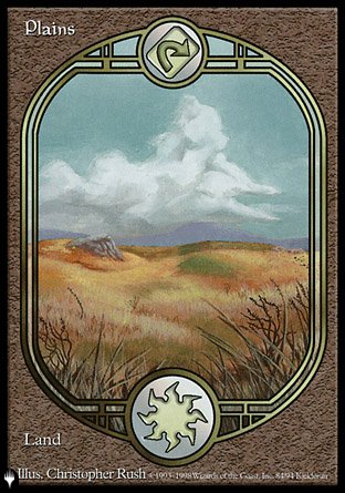 (000) Magic The Gathering The List Single: Plains  Land