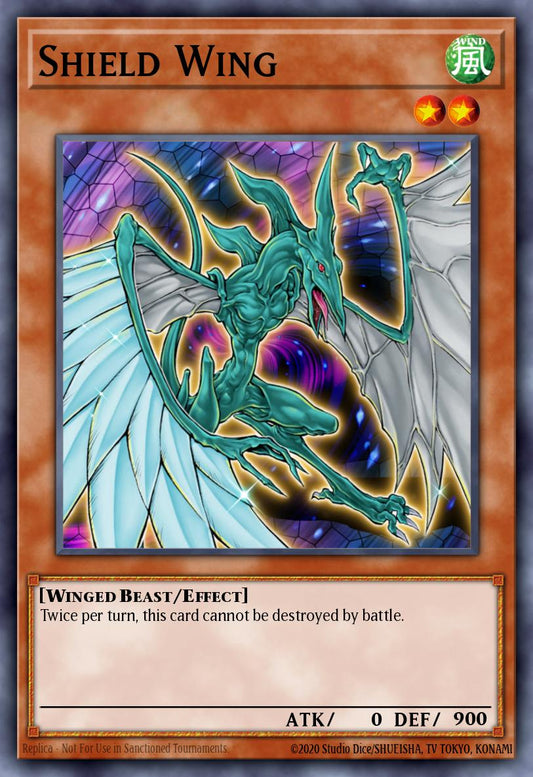 (095) YuGiOh TCG ABPF: Absolute Powerforce Single: Shield Wing  Secret Rare