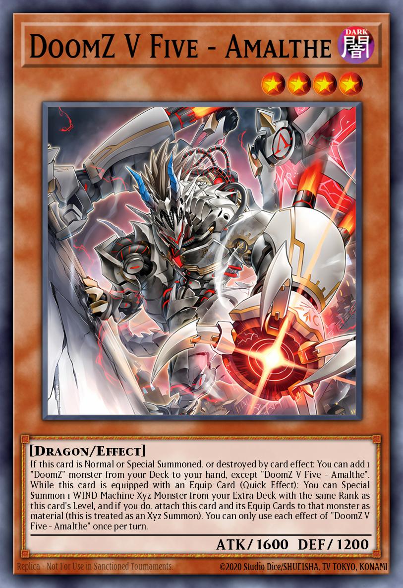 (009) YuGiOh TCG DOOD: Doom of Dimensions Single: DoomZ V Five - Amalthe (V.1 - Ultra Rare)  Ultra Rare