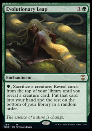 (288) Magic The Gathering Commander: Streets of New Capenna Single: Evolutionary Leap  Rare