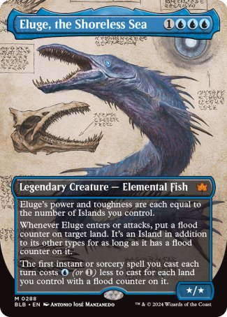 (288) Magic The Gathering Bloomburrow: Extras Single: Eluge, the Shoreless Sea  Mythic