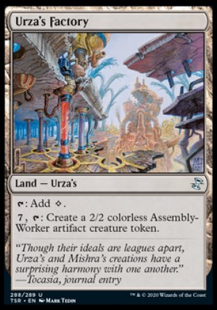 (288/289) Magic The Gathering Time Spiral Remastered Single: Urza's Factory  Uncommon