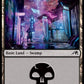 (288) Magic The Gathering Kamigawa: Neon Dynasty Single: Swamp (V.4) Holo Land