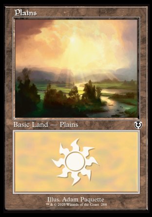 (288) Magic The Gathering Innistrad Remastered Single: Plains (V.1)  Land