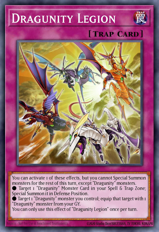 (130) YuGiOh TCG MP19: 2019 Gold Sarcophagus Tin Mega Pack Single: Dragunity Legion  Common
