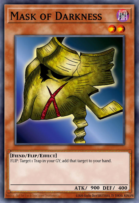(014) YuGiOh TCG MRD: Metal Raiders Single: Mask of Darkness (V.1 - Rare)  Rare