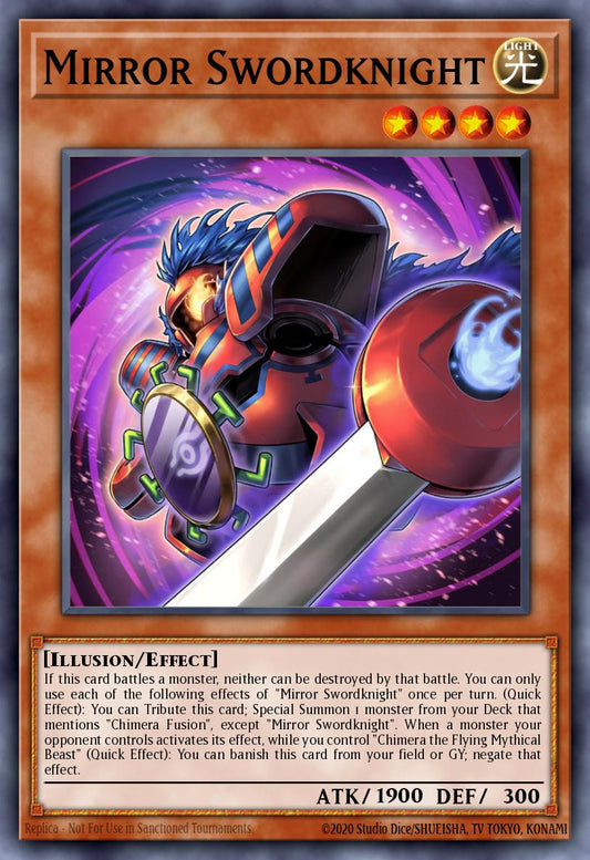 (208) YuGiOh TCG MP24: 25th Anniversary Tin: Dueling Mirrors Single: Mirror Swordknight  Ultra Rare