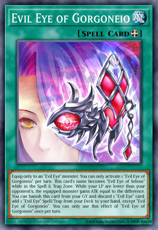 (187) YuGiOh TCG MP20: 2020 Tin of Lost Memories Mega Pack Single: Evil Eye of Gorgoneio  Common