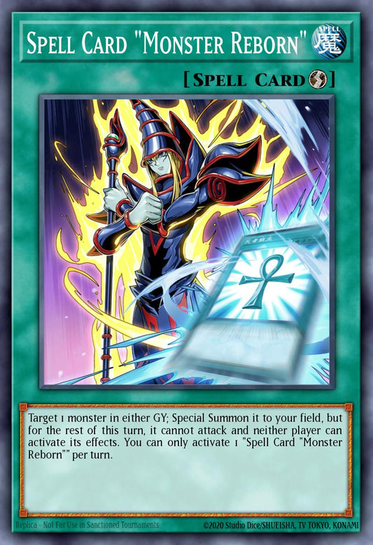 (099) YuGiOh TCG INFO: The Infinite Forbidden Single: Spell Card Monster Reborn  Super Rare