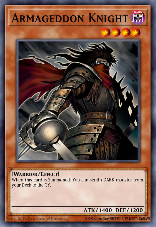 (002) YuGiOh TCG RA03: Quarter Century Bonanza Single: Armageddon Knight (V.3 - Secret Rare)  Secret Rare