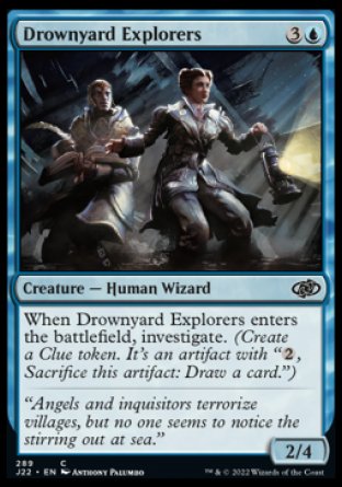 (289) Magic The Gathering Jumpstart 2022 Single: Drownyard Explorers  Common