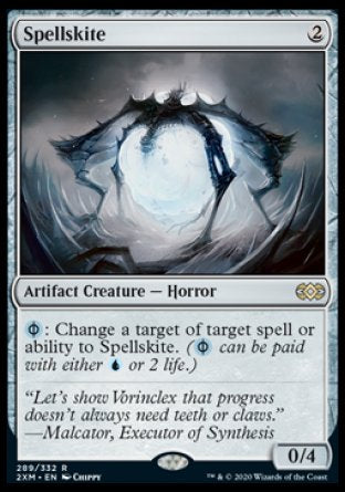(289/332) Magic The Gathering Double Masters Single: Spellskite  Rare