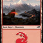(289) Magic The Gathering Kamigawa: Neon Dynasty Single: Mountain (V.3) Holo Land