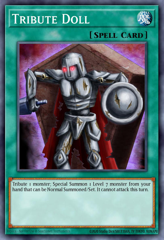 (039) YuGiOh TCG MFC: Magician's Force Single: Tribute Doll  Rare