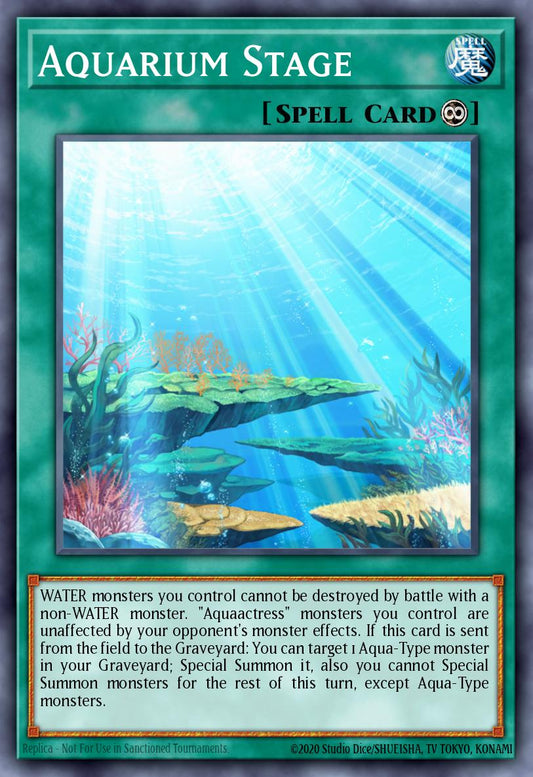 (093) YuGiOh TCG DLCS: Dragons of Legend: The Complete Series Single: Aquarium Stage  Common