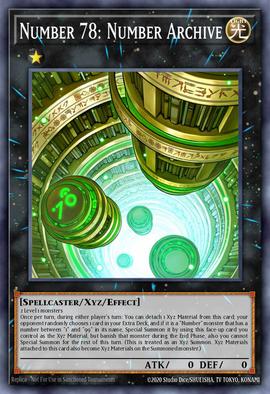 (122) YuGiOh TCG DLCS: Dragons of Legend: The Complete Series Single: Number 78: Number Archive  Common