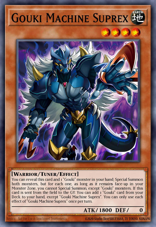 (006) YuGiOh TCG DOOD: Doom of Dimensions Single: Gouki Machine Suprex  Super Rare