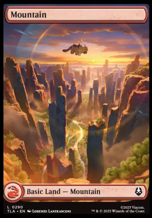 (290) Magic The Gathering Magic: The Gathering | Avatar: The Last Airbender Single: Mountain (V.2)  Land