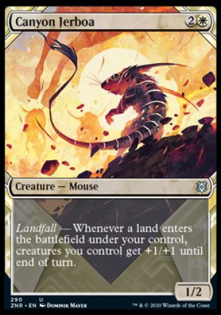 (290) Magic The Gathering Zendikar Rising: Extras Single: Canyon Jerboa Holo Uncommon