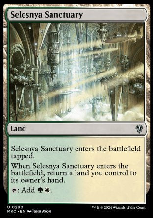 (290) Magic The Gathering Commander: Murders at Karlov Manor Single: Selesnya Sanctuary  Uncommon