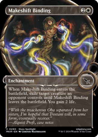 (290) Magic The Gathering Murders at Karlov Manor: Extras Single: Makeshift Binding  Common