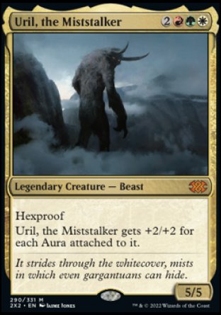 (290) Magic The Gathering Double Masters 2022 Single: Uril, the Miststalker Holo Mythic