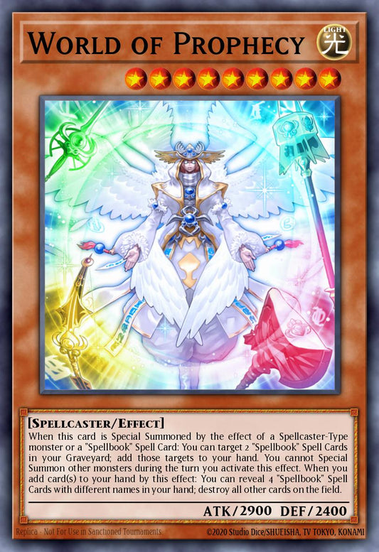 (081) YuGiOh TCG MP14: 2014 Mega-Tins Mega-Pack Single: World of Prophecy  Secret Rare