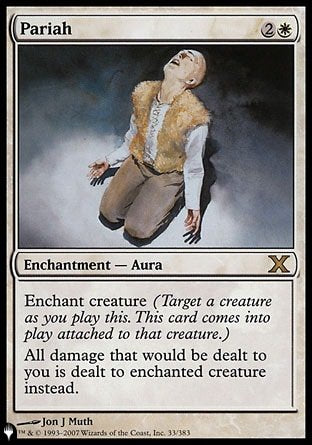 (033) Magic The Gathering The List Single: Pariah  Rare