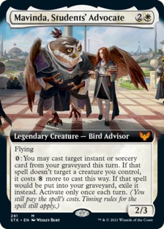 (291) Magic The Gathering Strixhaven: School of Mages: Extras Single: Mavinda, Students' Advocate  Mythic