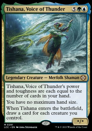 (291) Magic The Gathering Commander: The Lost Caverns of Ixalan Single: Tishana, Voice of Thunder  Mythic