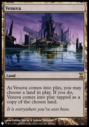 (281) Magic The Gathering The List Single: Vesuva  Rare