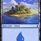 (291) Magic The Gathering Commander 2019 Single: Island (V.1)  Land