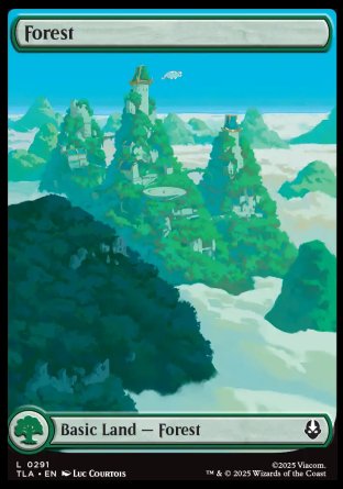 (291) Magic The Gathering Magic: The Gathering | Avatar: The Last Airbender Single: Forest (V.2) Holo Land