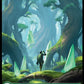 (291) Magic The Gathering Magic: The Gathering Foundations: Extras Single: Forest (V.2)  Land