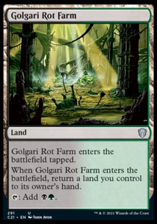 (291) Magic The Gathering Commander: Strixhaven Single: Golgari Rot Farm  Uncommon