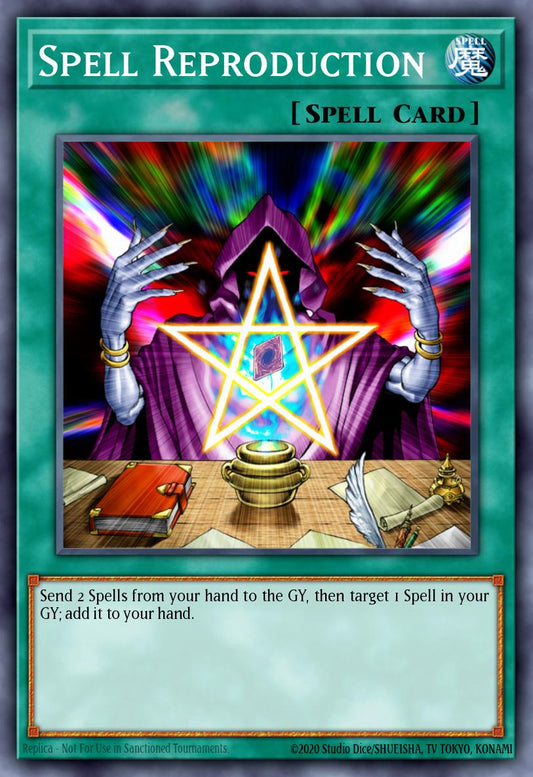 (EN083) YuGiOh TCG DCR: Dark Crisis Single: Spell Reproduction (V.2 - Common)  Common