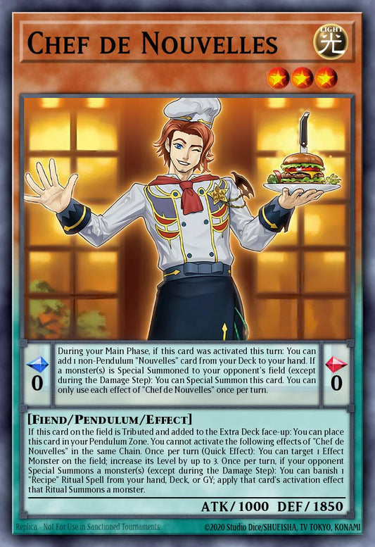 (DUAD023) YuGiOh TCG Duelist’s Advance Single: Chef de Nouvelles  Common