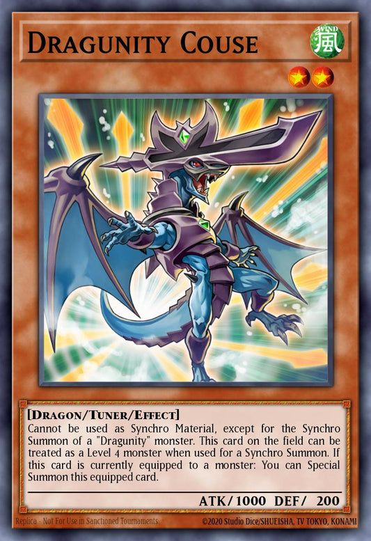 (088) YuGiOh TCG MP19: 2019 Gold Sarcophagus Tin Mega Pack Single: Dragunity Couse  Common