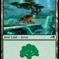 (292) Magic The Gathering Kamigawa: Neon Dynasty Single: Forest (V.4)  Land