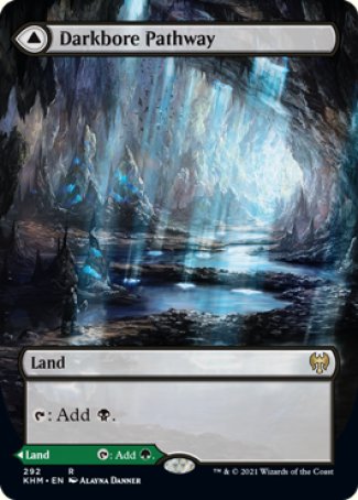 (292) Magic The Gathering Kaldheim: Extras Single: Darkbore Pathway // Slitherbore Pathway  Rare