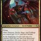 (292) Magic The Gathering Commander Legends: Battle for Baldur's Gate Single: Raphael, Fiendish Savior Holo Rare