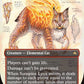 (292) Magic The Gathering Bloomburrow: Extras Single: Sunspine Lynx Holo Rare
